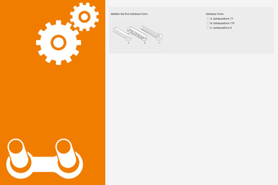 Configurador para articulações duplas